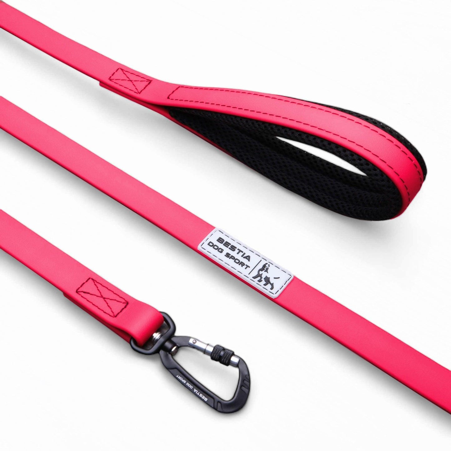 BESTIA DOG SPORT TACTICAL LEASH NEON PINK